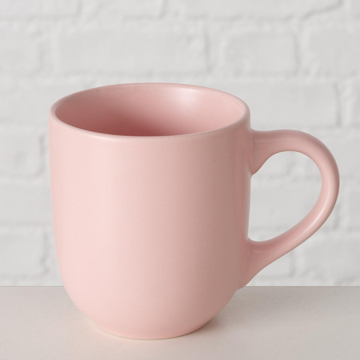 BECHER Keramik Pastell 300 ml - Rosa, Keramik (300L) - Boltze Home