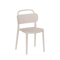 STUHL FÜR DRAUSSEN Edda Beige 47 cm x 78 cm - Beige, Kunststoff (47/78/51cm)