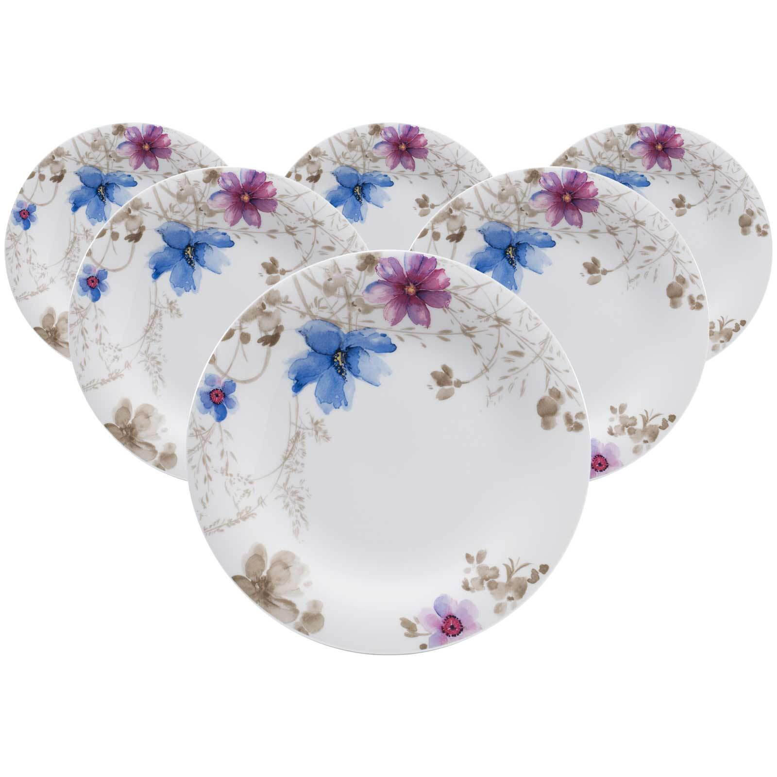 SPEISETELLER Mariefleur Gris Basic bunt ø 26,8 cm 6er Set - Multicolor, Keramik (26.5cm) - Villeroy & Boch
