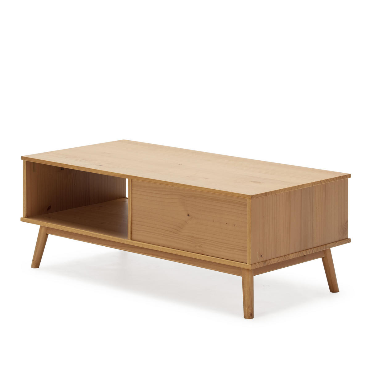 COUCHTISCH Bruce 1 Schiebetür - Honigeiche, Holz (42/110/55cm) - VS Venta-stock