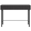 SCHMINKTISCH Nolie Holzoptik Esche Schwarz mit 2 Schubladen 110 cm - Schwarz, Holz/Holzwerkstoff (40/110/79cm) - Selsey