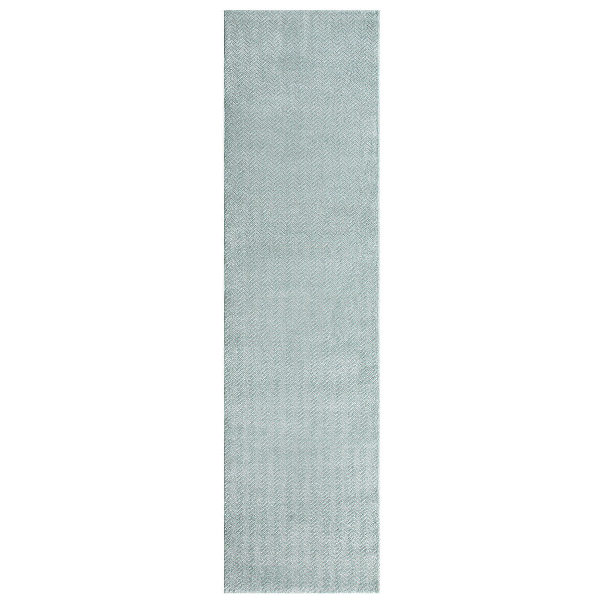 KURZFLOR-TEPPICH Fancy 805 Grün/ Türkis 80x300 cm - Türkis/Grün, Textil (80/300cm) - carpet city