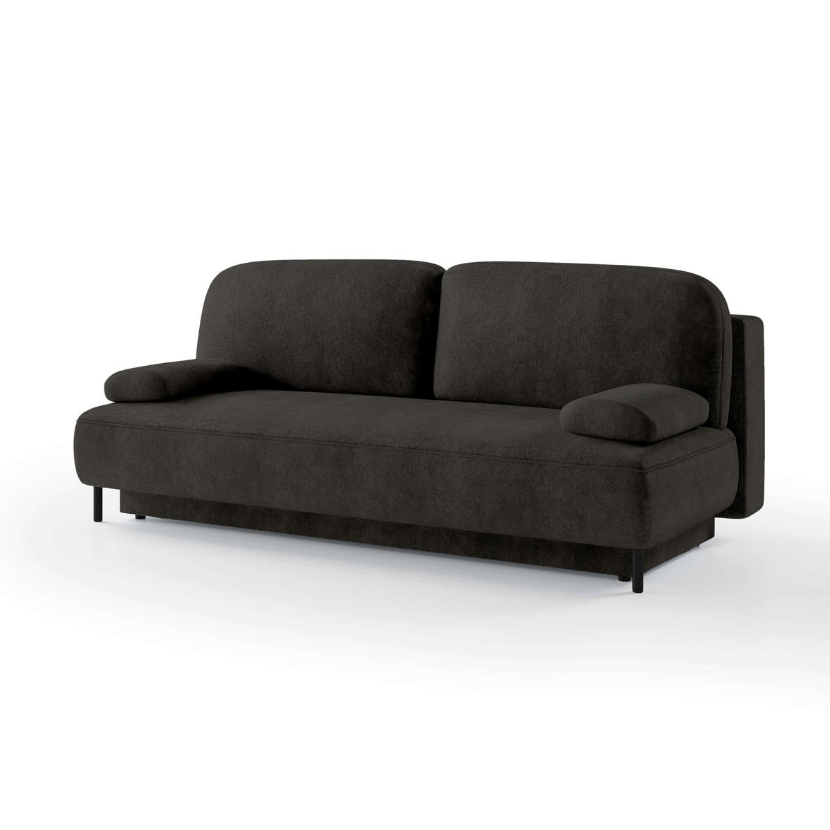SOFA Tola Anthrazit 140 cm - Anthrazit, Textil (200/95/90cm) - Pillovely