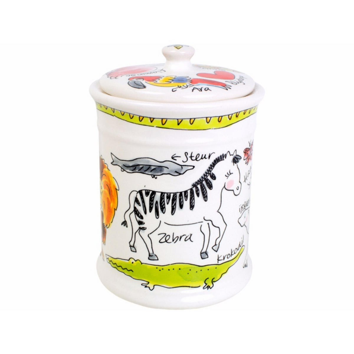 VORRATSDOSE Blijdorp in Bunt - 12,5 x 17,5cm - Multicolor, Keramik (12.5/17.5/12.5cm) - Blond Amsterdam