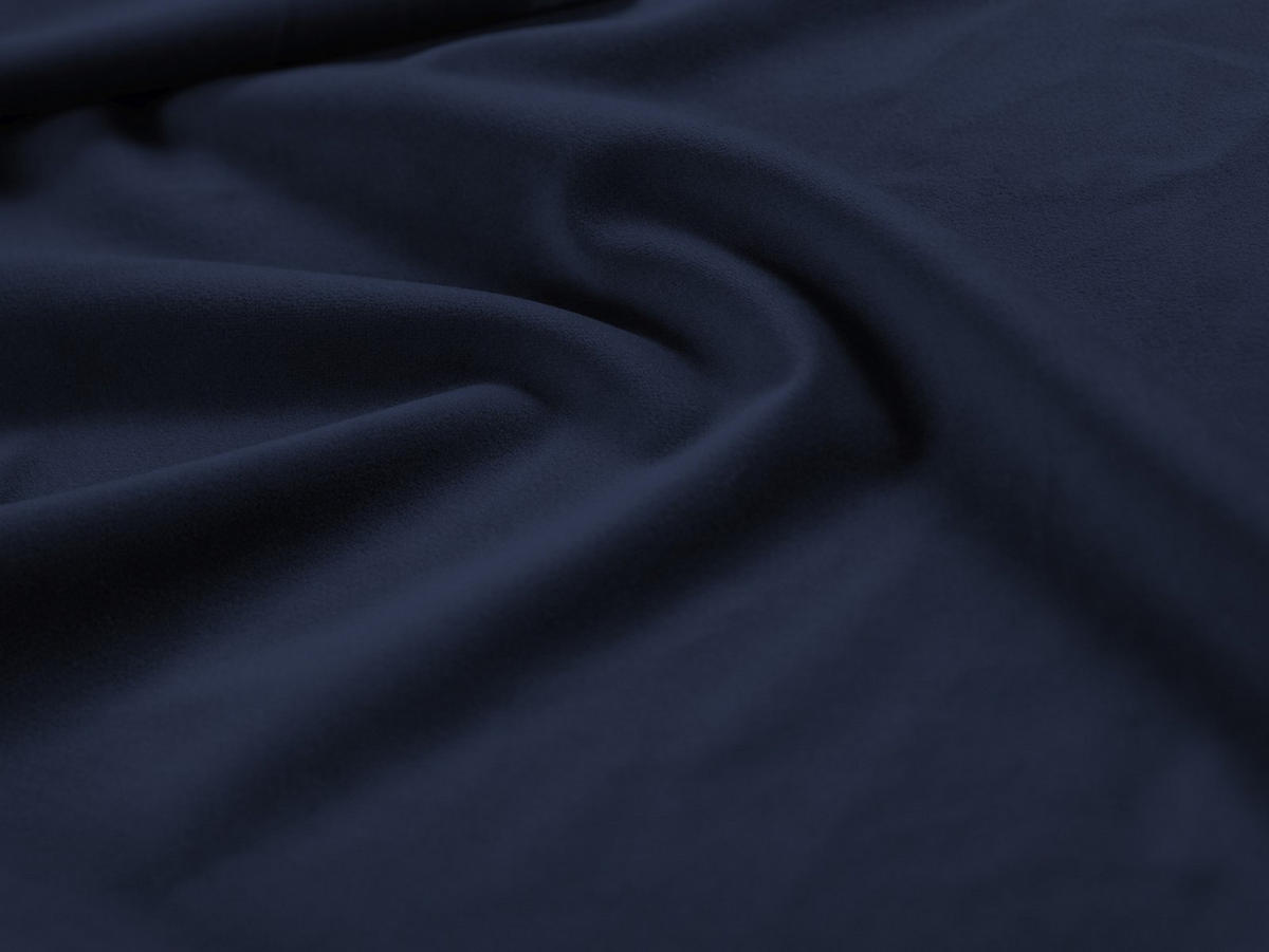 KOPFTEIL Marl aus Samt königsblau 160x120cm - Blau, Textil (8/120/160cm) - Micadoni