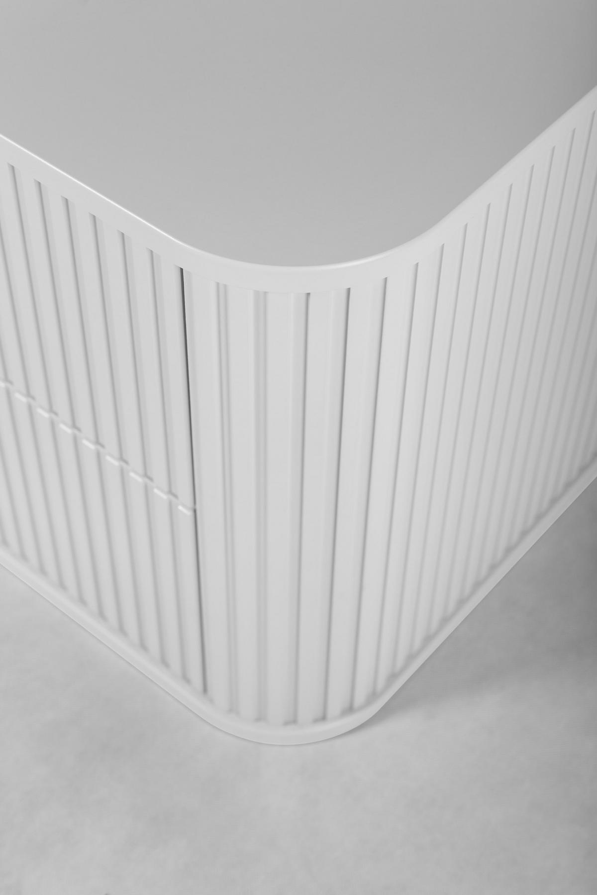 BADEZIMMERSCHRANK : Farbe Weiß, Griff schwarz, Füße schwarz, 120 x 41,5 x 66,7 cm - Schwarz/Weiß, Holzwerkstoff (120/66.7/41.5cm) - 3XE LIVING