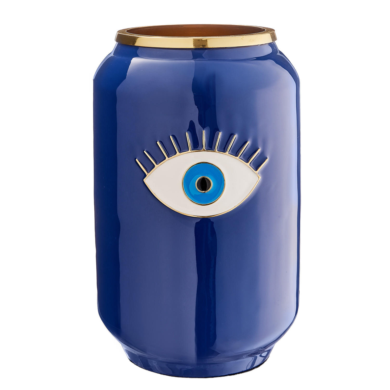 VASE Nayana Auge - Blau, Metall (29cm) - Butlers