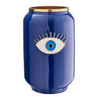 VASE Nayana Auge - Blau, Metall (29cm) - Butlers