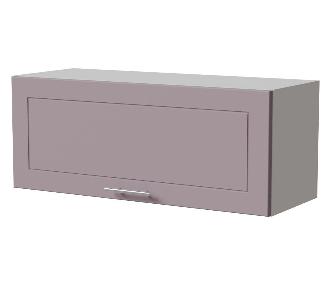 KLAPPHÄNGESCHRANK Bari W4B/90 Weiß / RAL 4009 pastellviolett 90 / 32,5 / 36cm Blum Avenots Klappenbeschlag - Violett/Weiß, Holz/Holzwerkstoff (90/36/32.5cm) - Feldmann-Wohnen