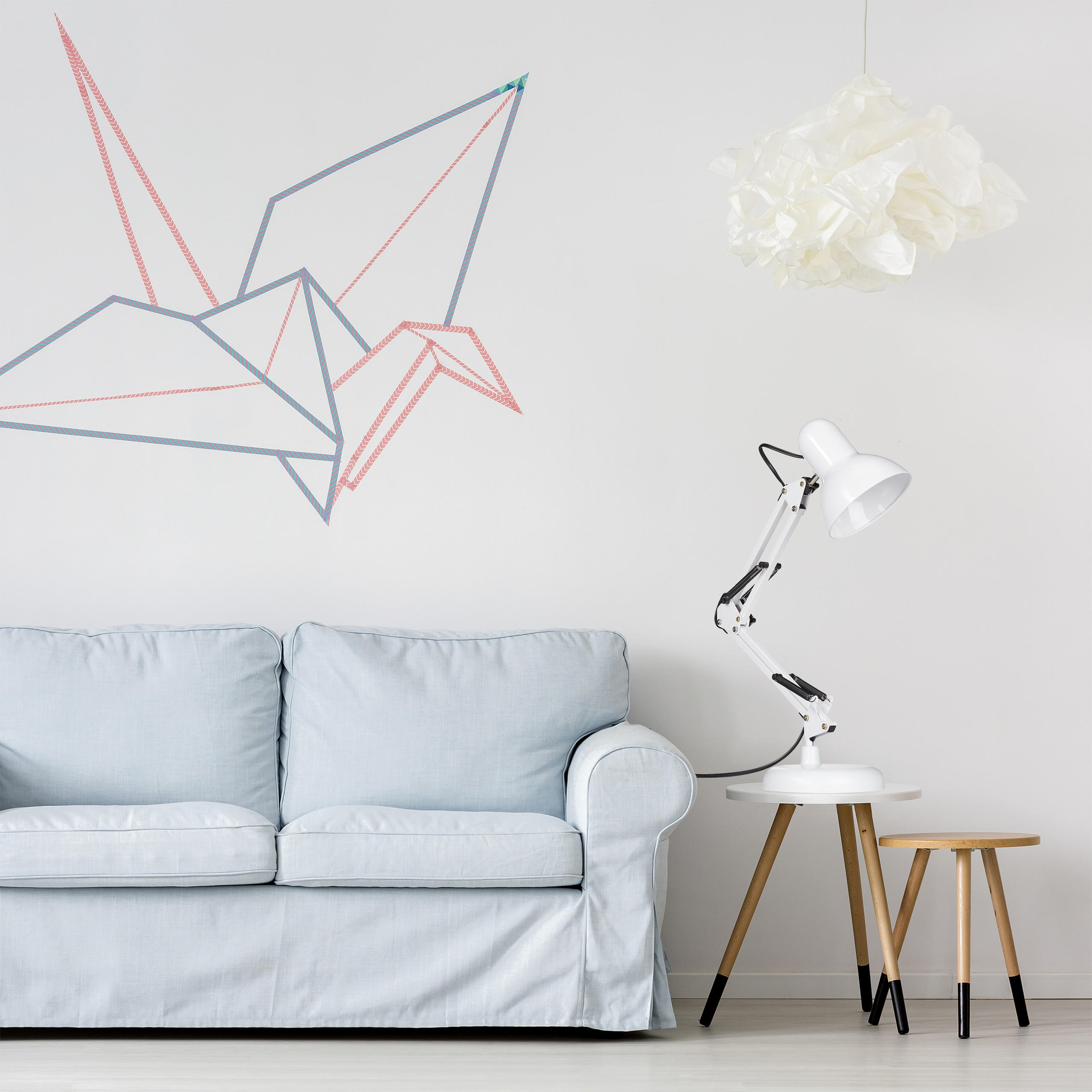 SCHREIBTISCHLAMPE - Weiß, Kunststoff/Metall (15/28/50cm) - Relaxdays