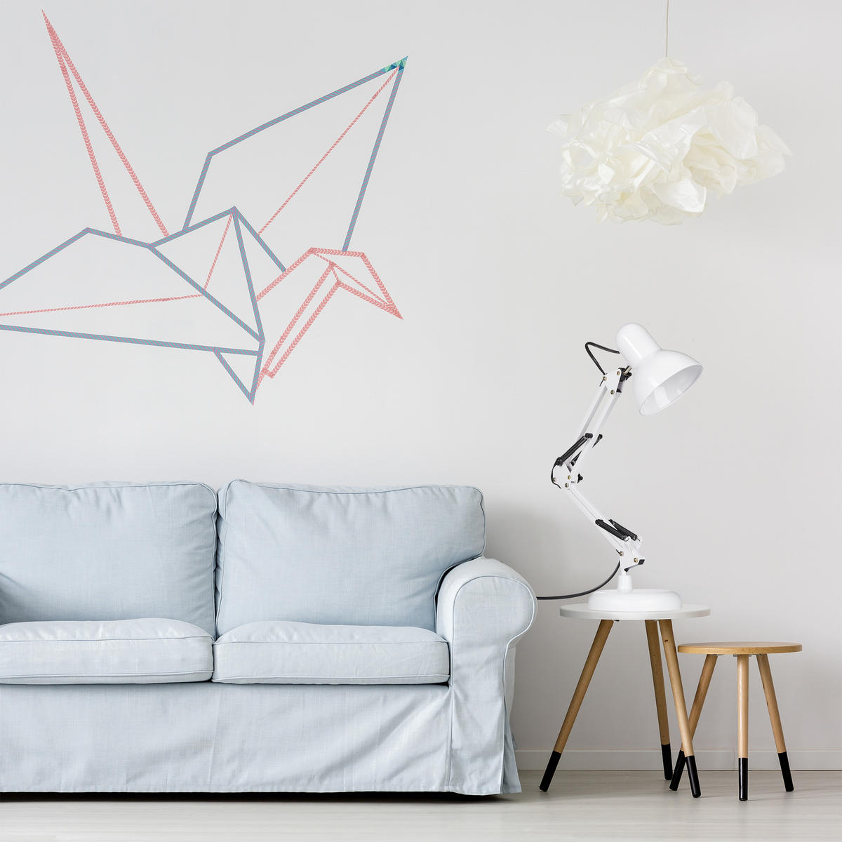 SCHREIBTISCHLAMPE - Weiß, Kunststoff/Metall (15/28/50cm) - Relaxdays