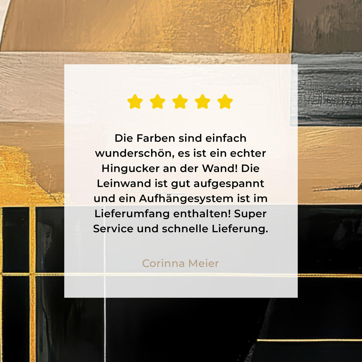 LEINWANDBILD - Abstrakt - Gold - Bronze - Grün - Formen - Modern - 90x60 - Deko Wohnzimmer - Multicolor, Textil (90/60cm) - MuchoWow