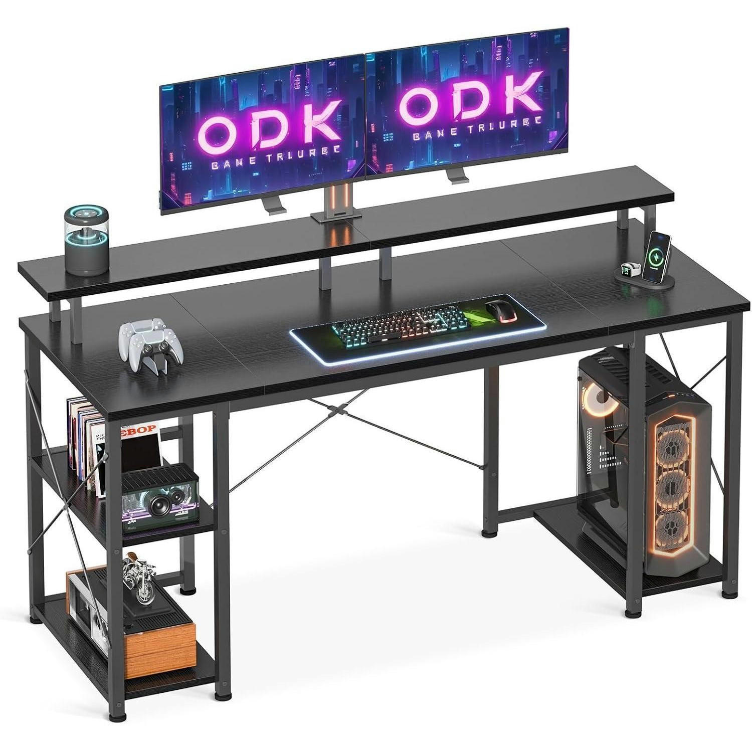 XXXLutz Schreibtisch Schwarz 50x86.5x120 cm