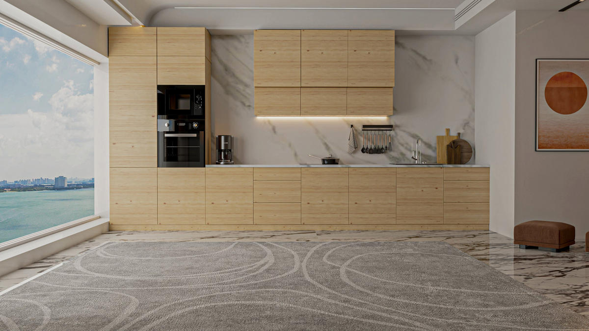 KÜCHENZEILE – Küchenblock 480 cm VELORA – KU-S55 – Eiche Artisan - Eiche Artisan, Holzwerkstoff (480/248/58cm) - hi-markt