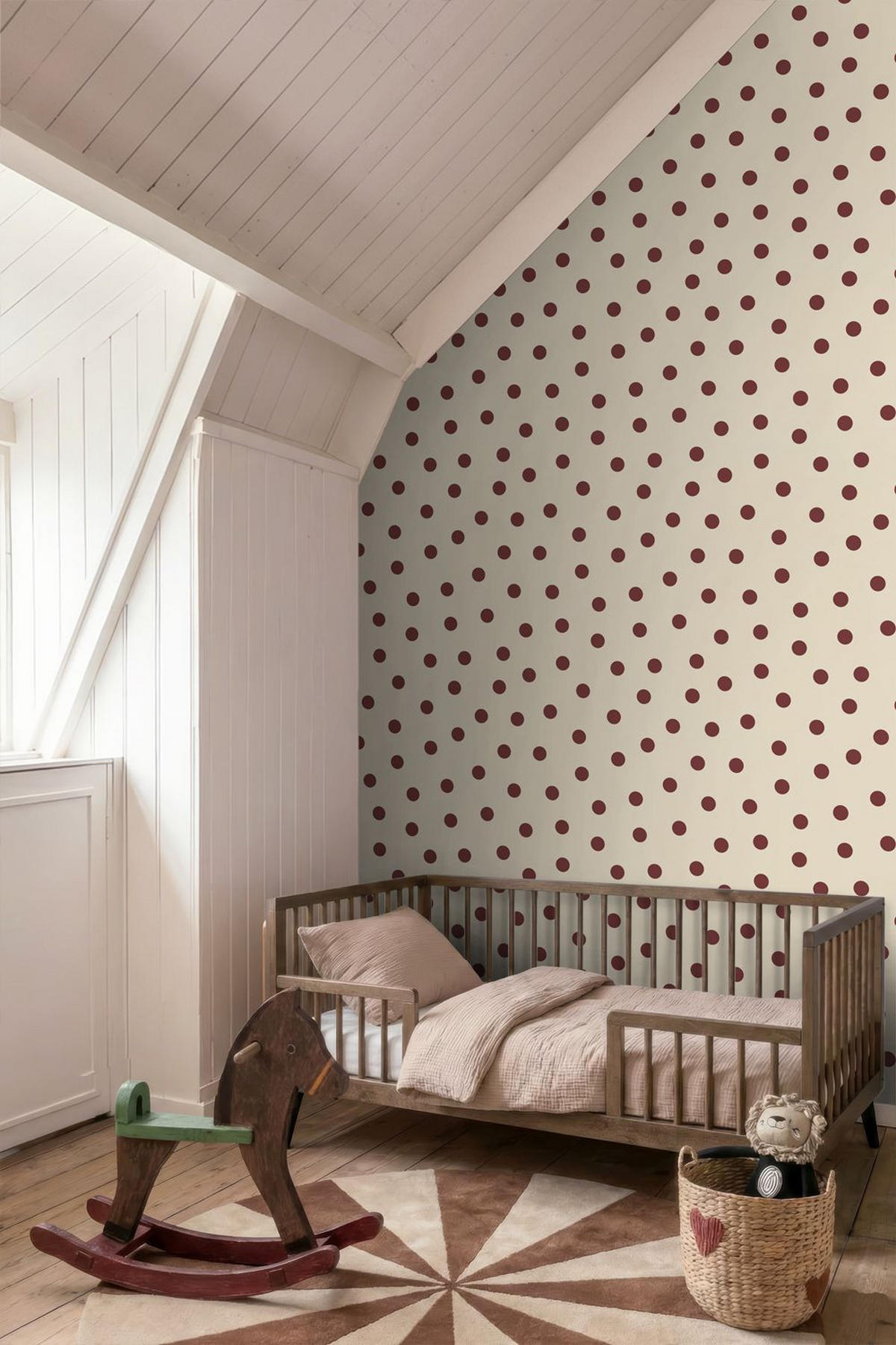 TAPETE Punkte 50 x 900 cm - Beige, Papier (50/0.1cm) - ESTAhome