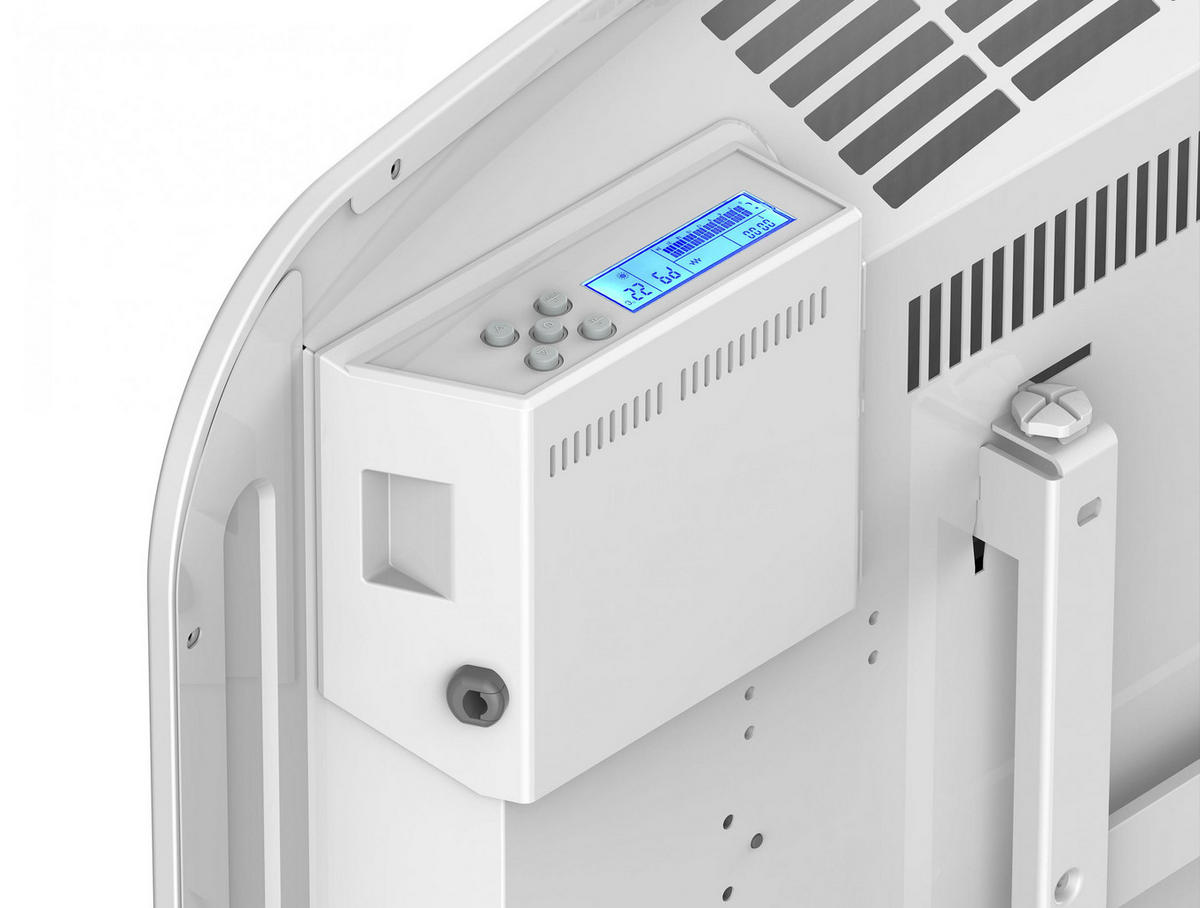 KERAMIK-HEIZUNG Weiß mit WiFi-Kontrolle 1000 W - Weiß, Keramik (73/53/10cm) - Purline