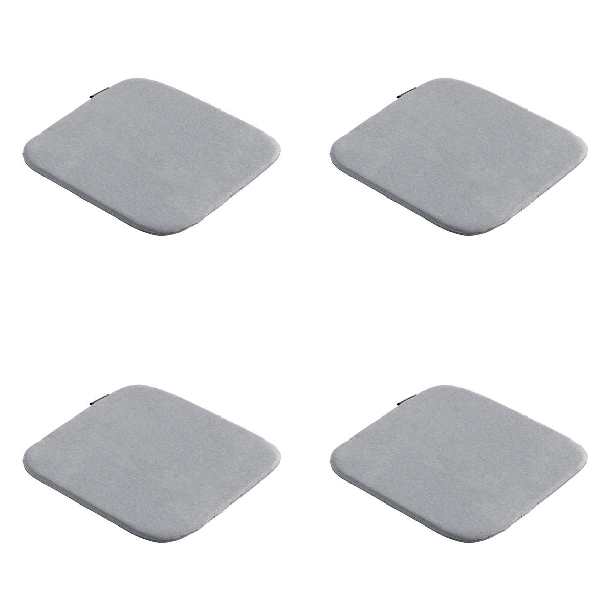 SITZKISSEN Panama 40/40 cm 4er-Set - Hellgrau, Textil (40/2/40cm) - Madison