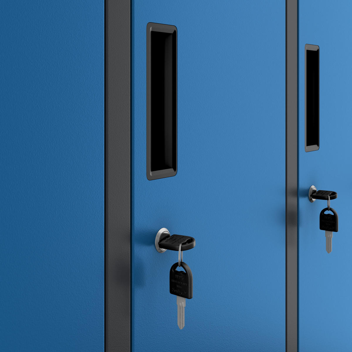 SCHLIESSFACHSCHRANK Bartek - Blau, Metall (136/172/45cm) - Jan Nowak