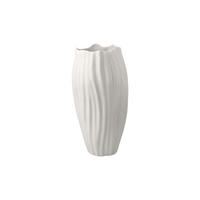 VASE Spirulina, Biskuit-Porzellan, Biskuit Weiß, 20 cm - Weiß, Keramik (20cm) - Goebel