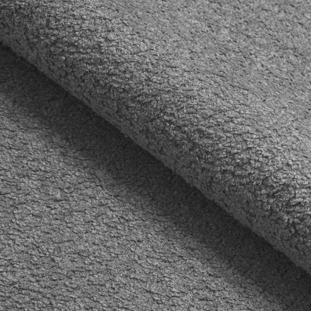 BETT Grafit FOX 10 Kontinentalbett Stoff Bouclé 160x200 cm - Graphitfarben, Textil (160/200cm) - Sepro Meble
