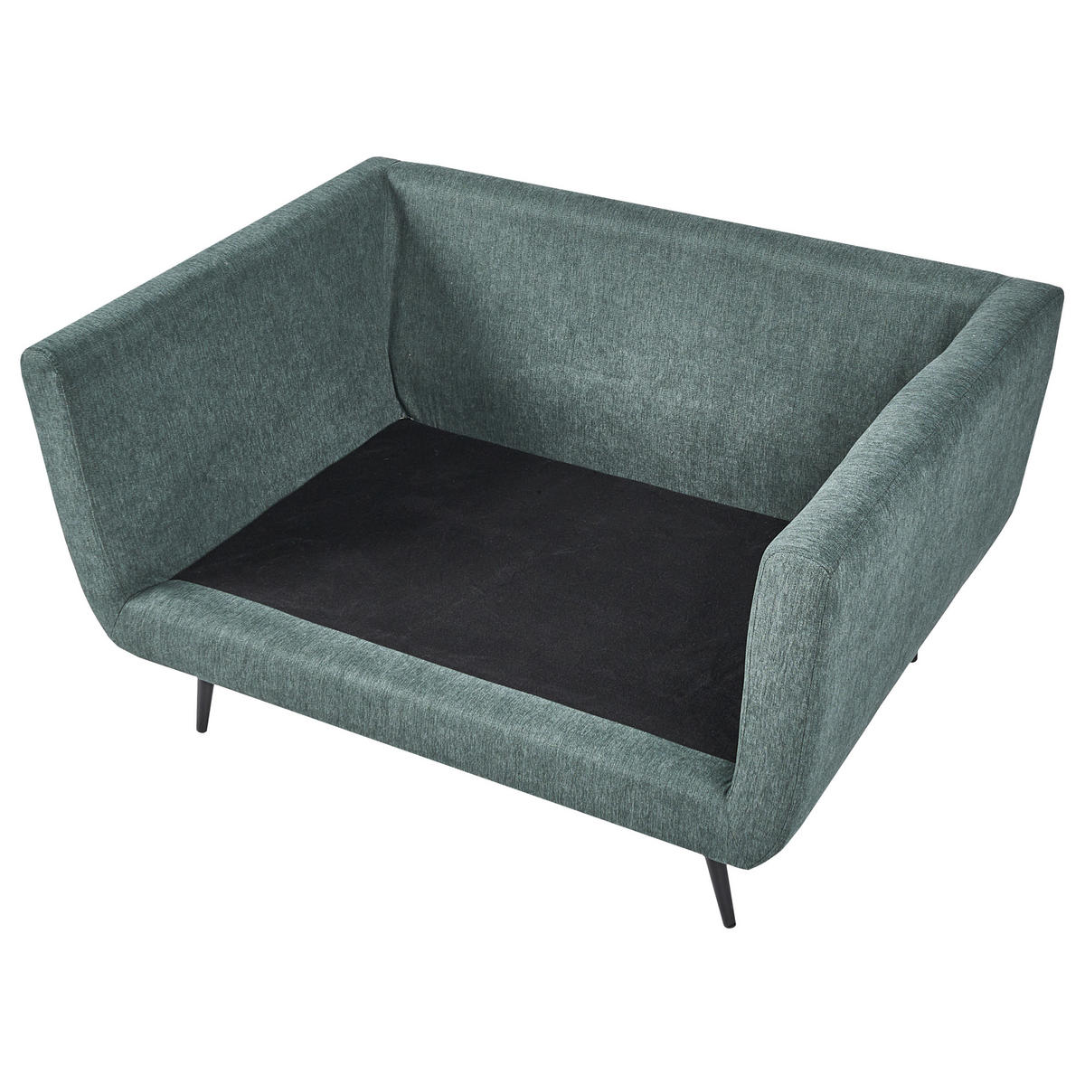 SESSEL Stoff Grün Bolga - Grün, Textil (119/89/83cm) - Beliani