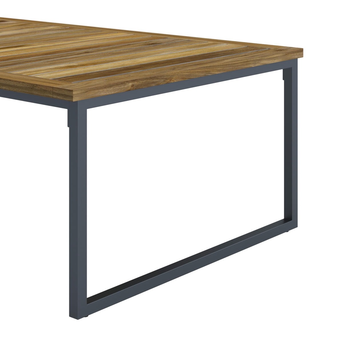 LOUNGEGARNITUR Silas Creme Holz/Outdoorstoff/Metall - Creme, Holz - Bessagi Garden