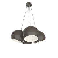 HÄNGELEUCHTE - Graubraun, Metall (25/25/20cm) - Lumicom