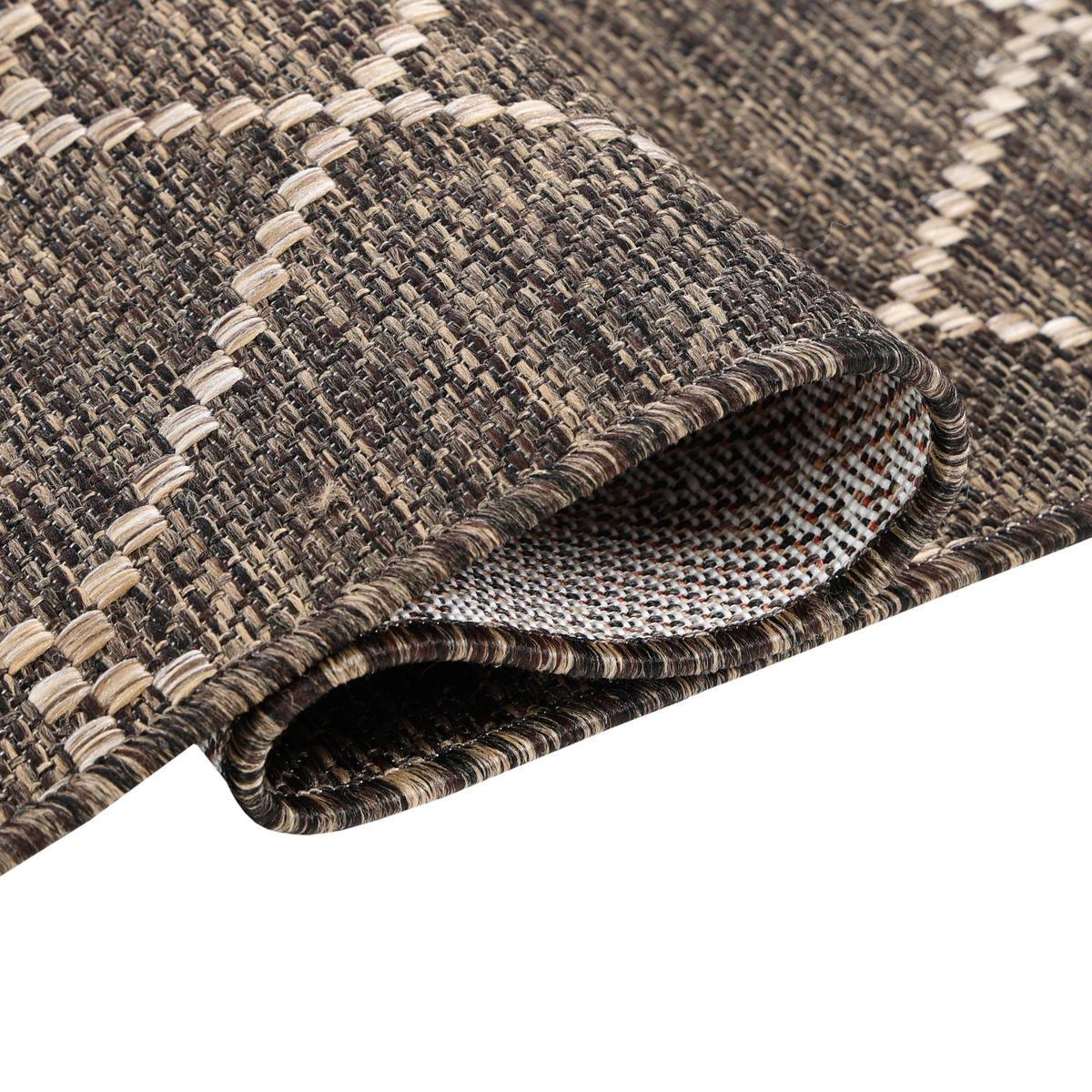 TEPPICH MELISSA DUNKELBRAUN 120/180 cm - Dunkelbraun, Textil (120/180cm) - Tapiso