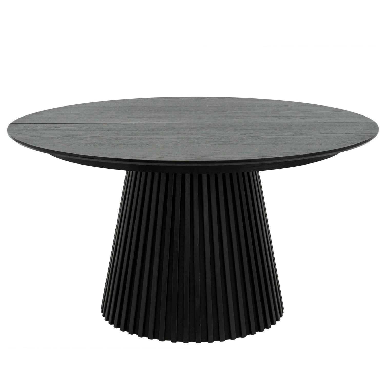 ESSTISCH 140/140/75 Schwarz rund - Schwarz, Holzwerkstoff (140/140/75cm) - Furnhouse
