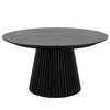 ESSTISCH 140/140/75 Schwarz rund - Schwarz, Holzwerkstoff (140/140/75cm) - Furnhouse