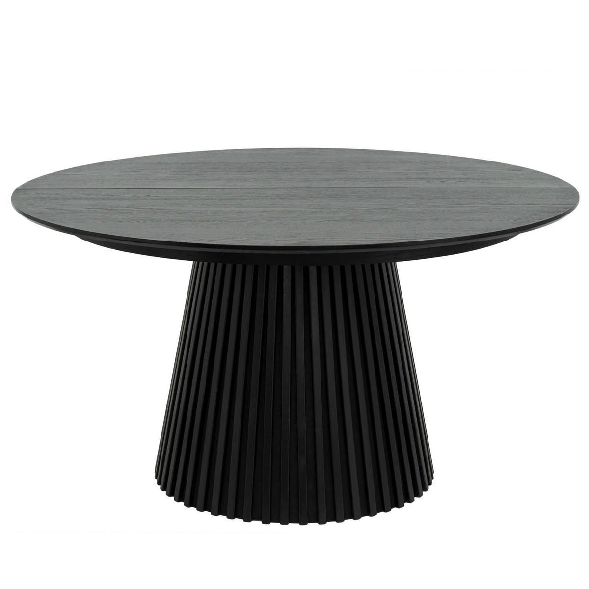 ESSTISCH 140/140/75 Schwarz rund - Schwarz, Holzwerkstoff (140/140/75cm) - Furnhouse