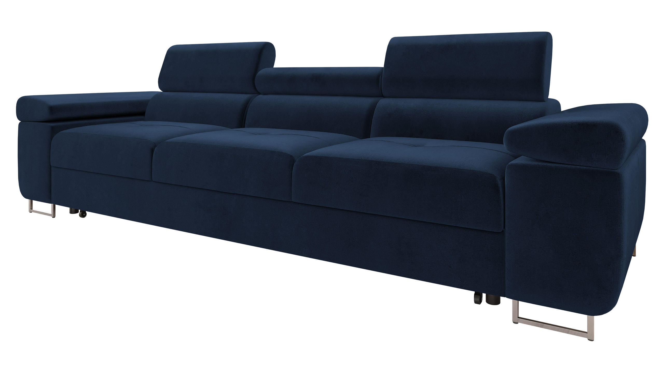 SCHLAFSOFA Torezio 3 Bis - Blau, Holz/Textil (263/90/102cm) - MIRJAN24