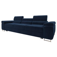 SCHLAFSOFA Torezio 3 Bis - Blau, Holz/Textil (263/90/102cm) - MIRJAN24