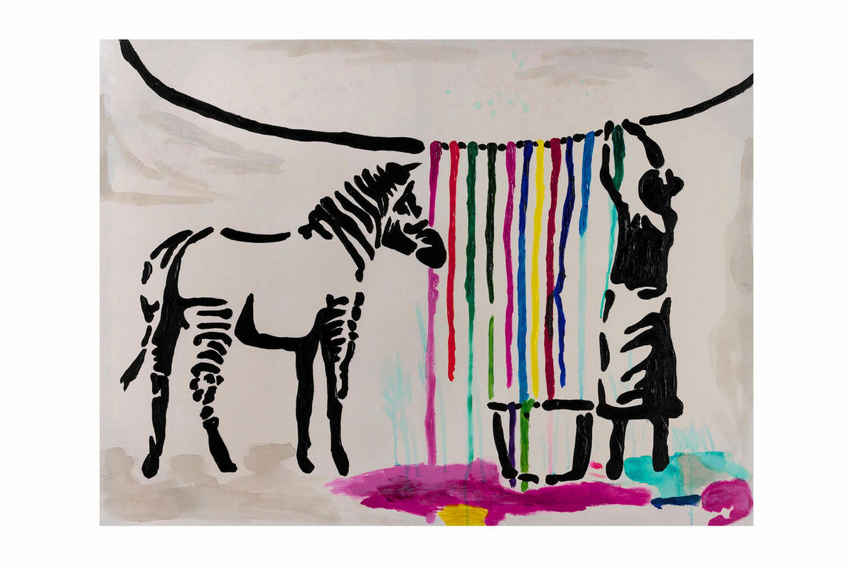 ACRYLBILD HANDGEMALT 100/75 cm - Multicolor, Holz/Textil (100/75cm) - KUNSTLOFT