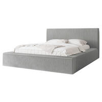 POLSTERBETT Glexi - Hellgrau, Holz/Textil (140/200cm) - MIRJAN24