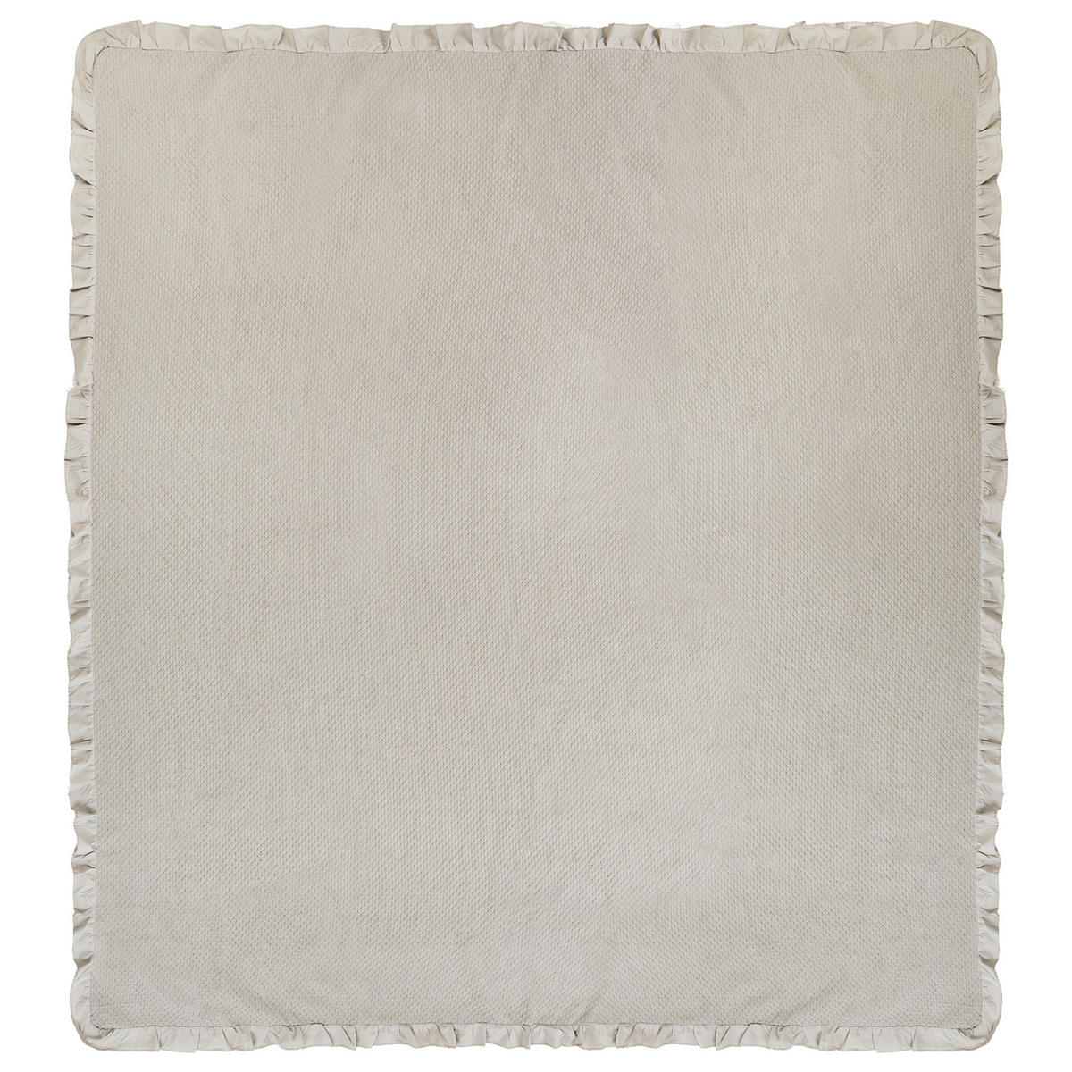 DECKE Beige 200 x 220 cm Hatton - Beige, Textil (200/220cm) - Beliani
