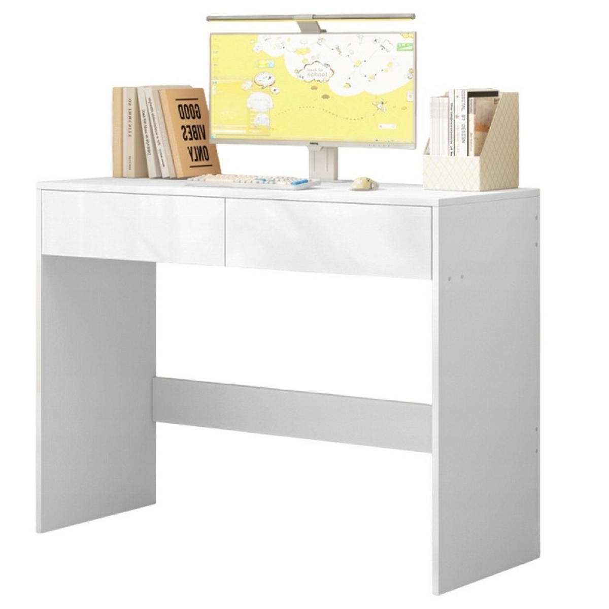 SCHREIBTISCH, weiß, 10/40/73.5 cm - Weiß, Holzwerkstoff (40/100/73.5cm)