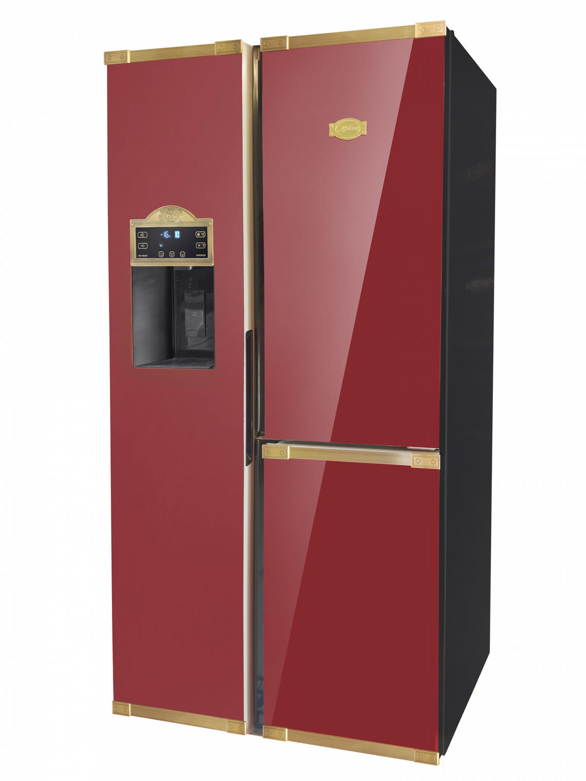 KÜHLSCHRANK KS 90300 RotAD, Bordeaux, 91 cm breit, 538 L, NoFrost, 183 cm - Bordeaux, Metall (91.1/183/69.3cm) - Kaiser Küchengeräte