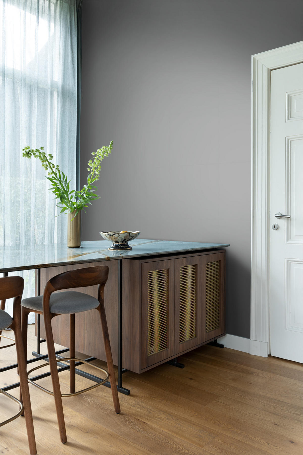 TAPETE Uni 53 cm x 10.05 m - Grau, Papier (53/1000cm) - Origin Wallcoverings