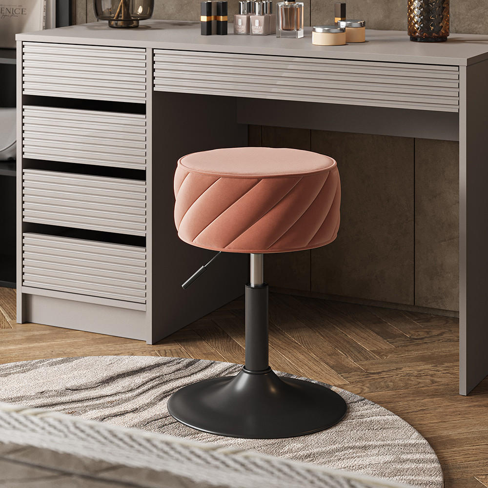 HOCKER Cherio Rosa 35 x 50.5 cm - Pink, Textil (35/50.5/38.5cm) - Vicco