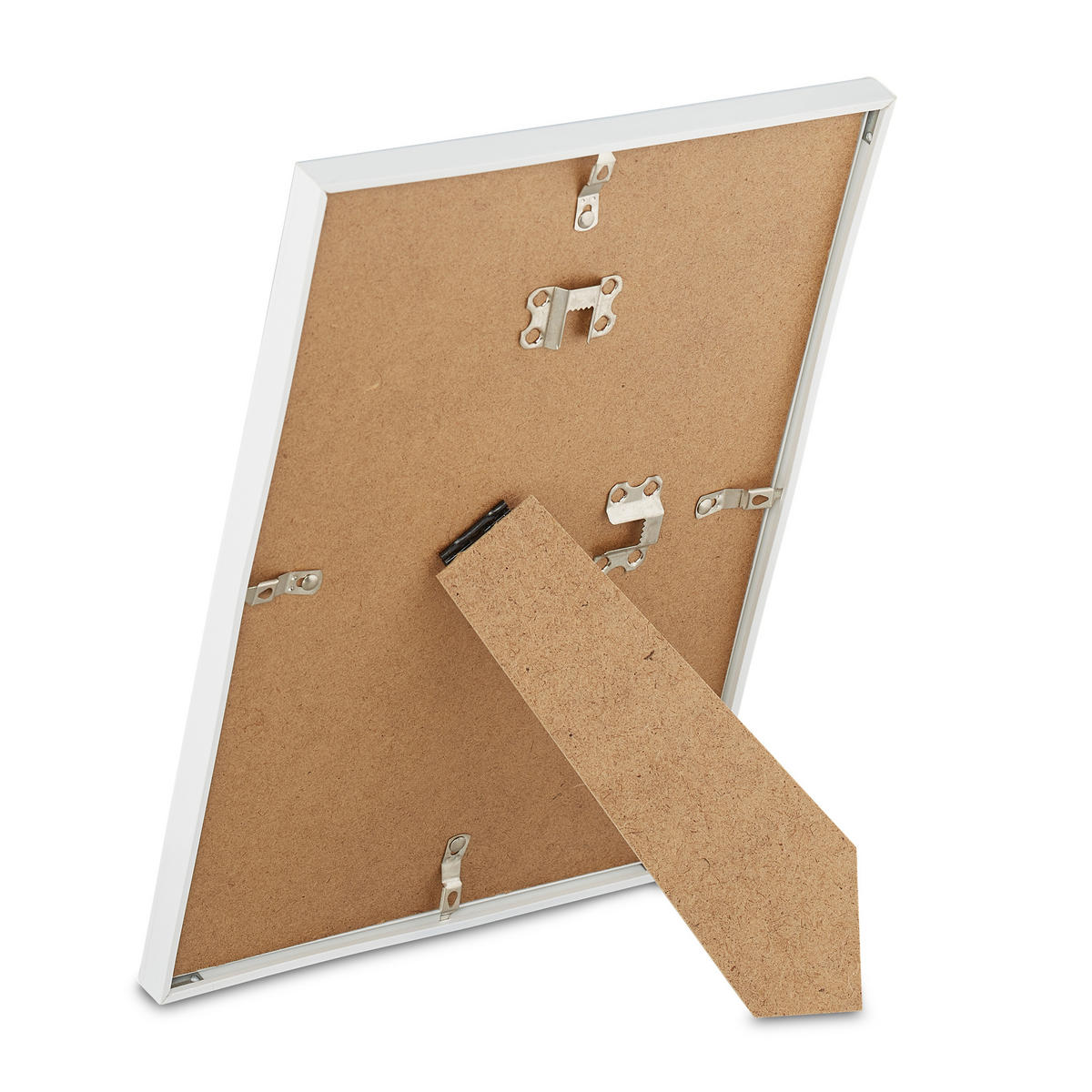 2xBILDERRAHMEN - Weiß, Glas/Kunststoff (22/30.5/2cm) - Relaxdays