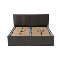 POLSTERBETT Dalas Anthrazit 180 x 200 x 40 cm Stauraum Mit hochwertiger Matratze H2 (bis 100 kg) und Lattenrost - Anthrazit, Holz (180/200cm) - Halmon Schlafkomfort Betten 