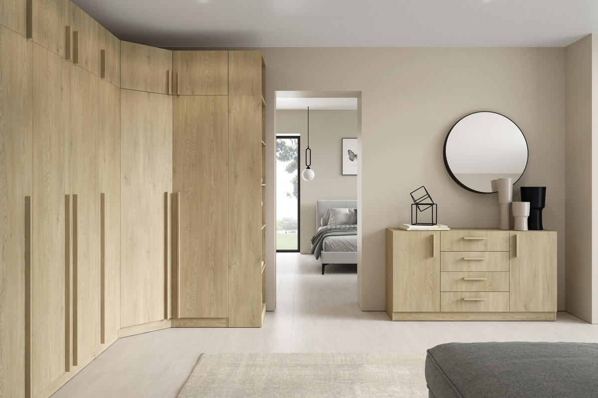 AUFSATZSCHRANK BRISSO BRN5 50/40/60,5 cm in Eiche Ceremona - Eichefarben, Holzwerkstoff (50/40/61cm) - Deine Möbel 24