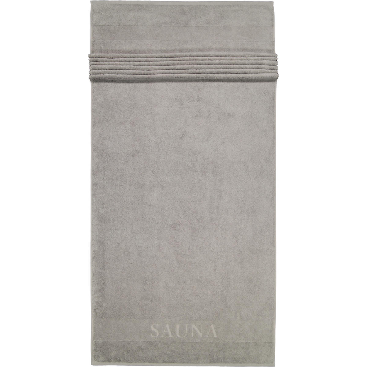 SAUNATÜCHER SPA 2556 STONE - 727 - Grau, Textil (80/200cm) - Zöllner