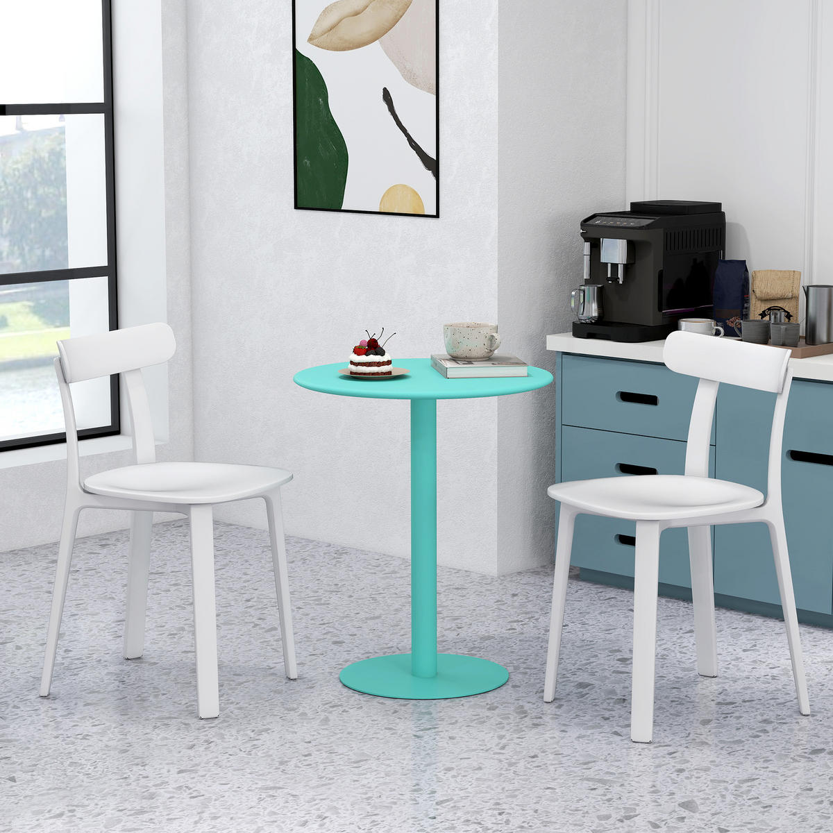 ESSTISCH Grün 1 Stück - Grün, Naturmaterialien (60/60/72cm) - GiPP