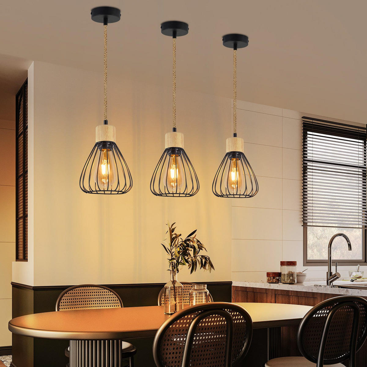 HÄNGELEUCHTE Nyxg 15.5/10/142 cm - Beige, Metall (15.5/10/142cm) - ZMH