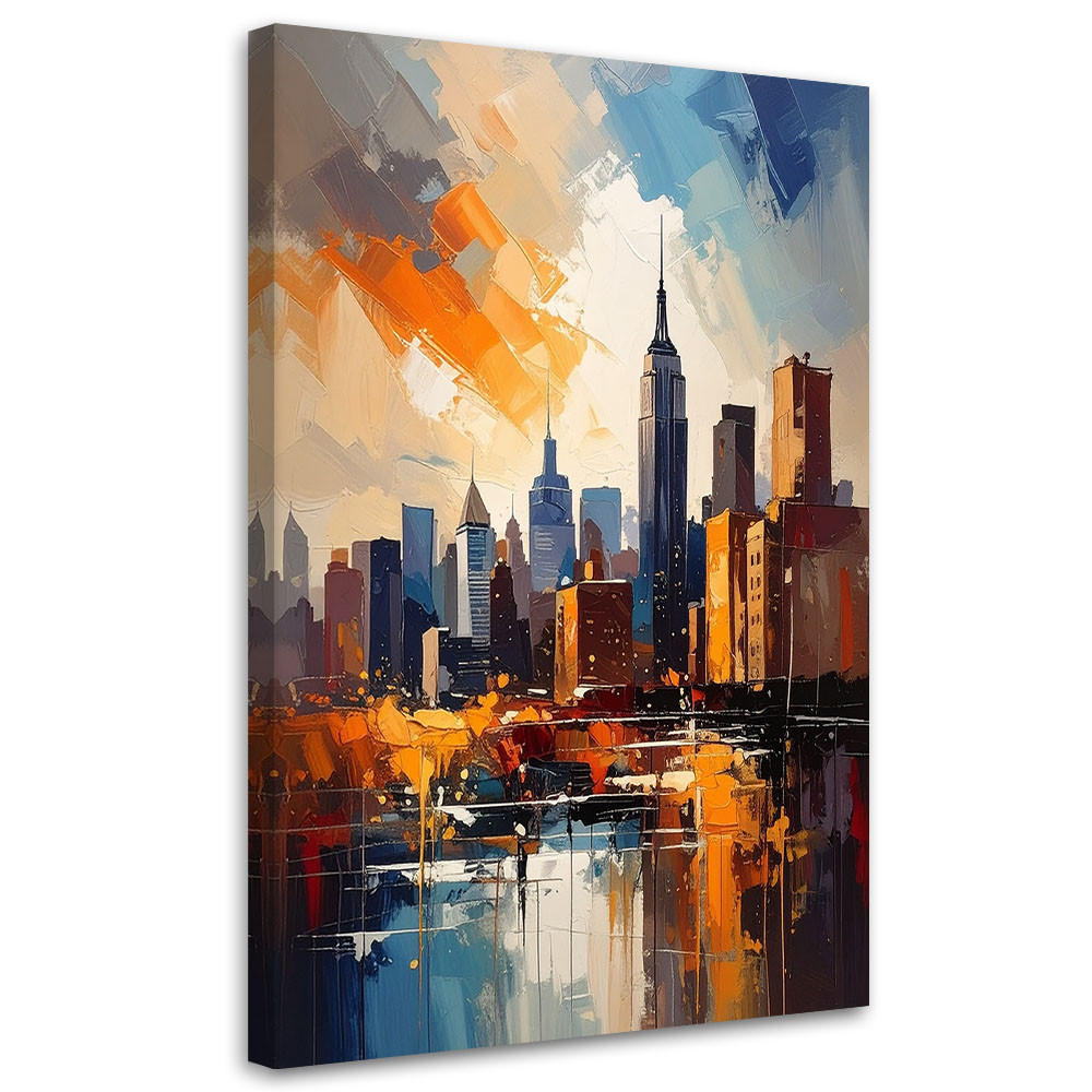 Feeby Leinwandbild, Mehrfarbig 60x90 cm
