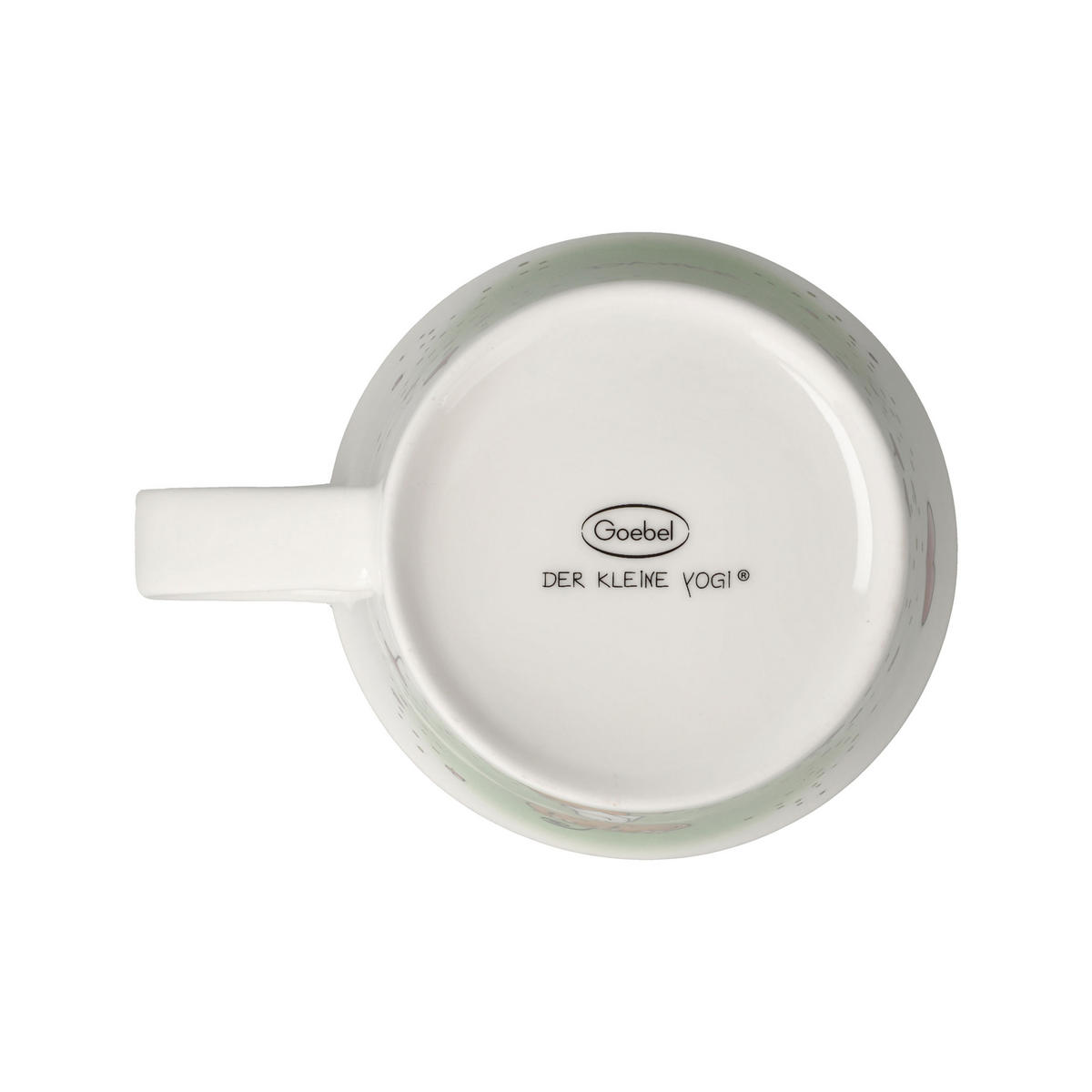 TEETASSE Der kleine Yogi - Danke, Fine Bone China, Bunt, 350 ml - Multicolor, Keramik (0.35L) - Goebel