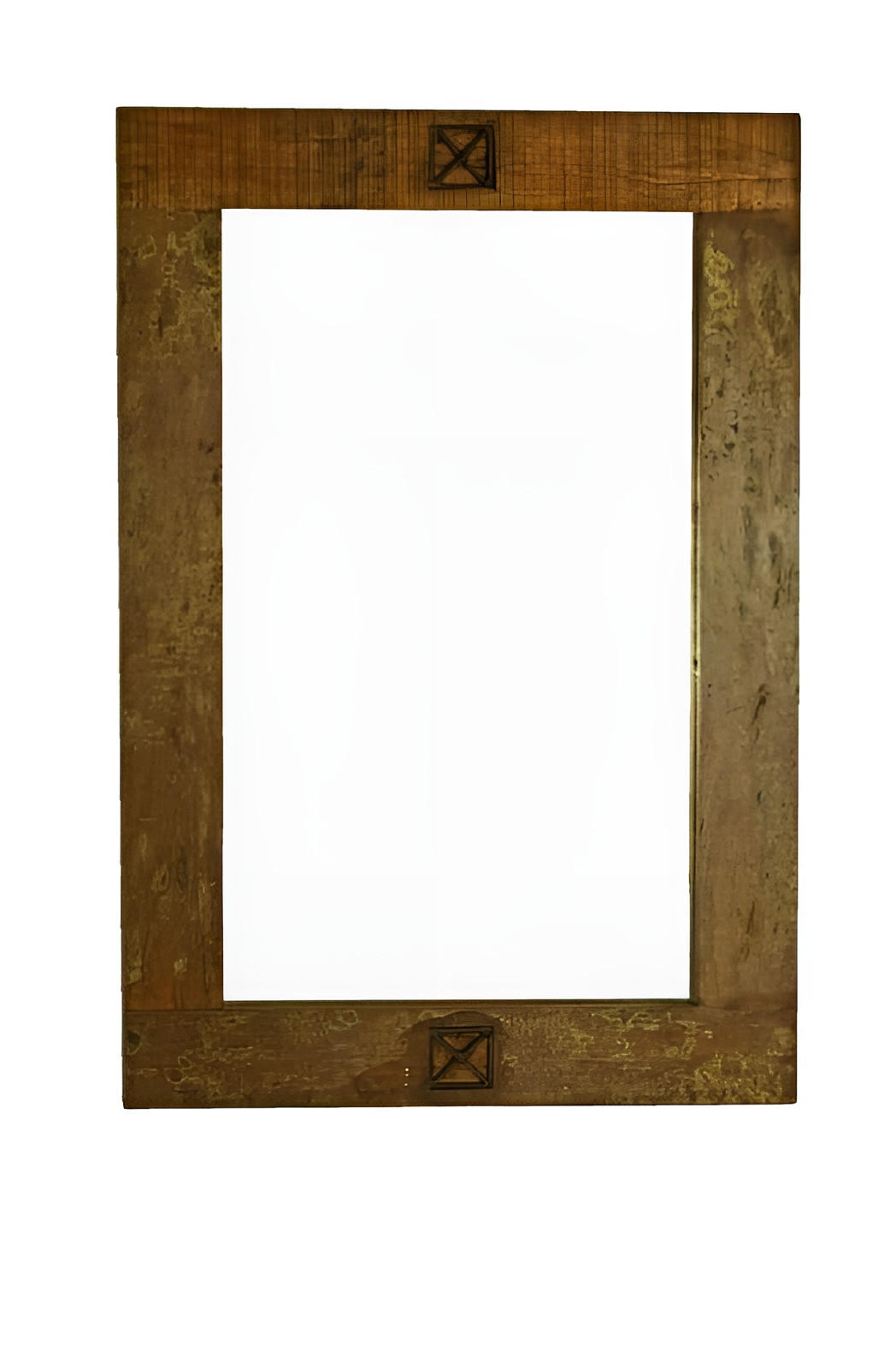 SPIEGEL Altholz 120x80x3 mehrfarbig lackiert NATURE OF SPIRIT #04 - Multicolor, Holz (120/3/80cm) - Massivmoebel24