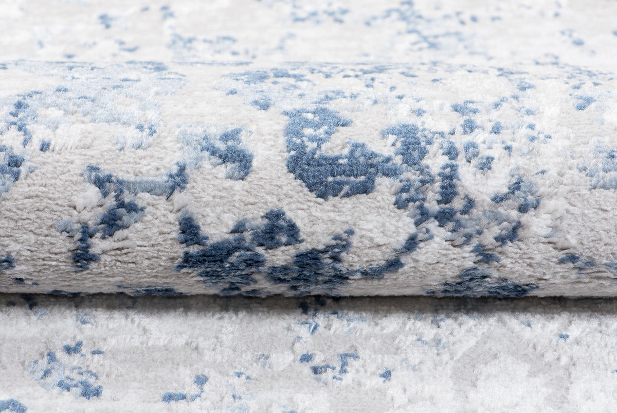 TEPPICH SKY Blau Grau 140/200 cm - Blau, Textil (140/200cm) - Tapiso
